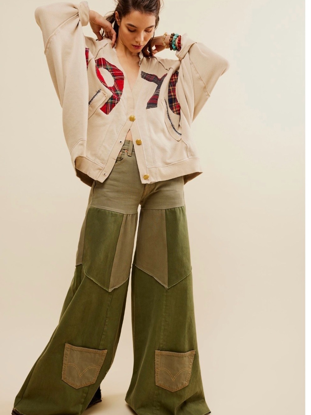 Free People Tricia Fix 1970 Cardi NWT - Picture 3 of 4